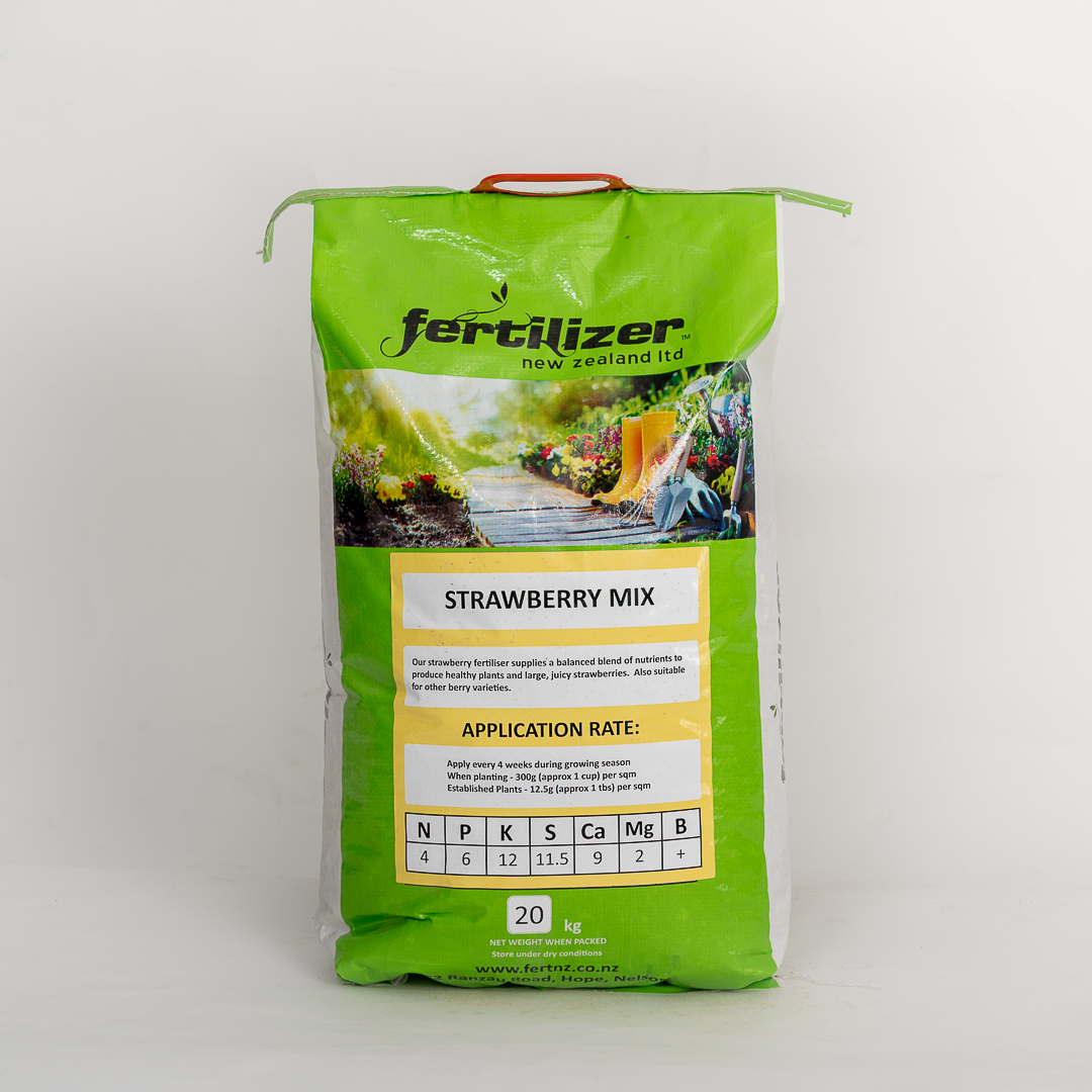 Strawberry Mix 20kg Garden with Fertilizer New Zealand